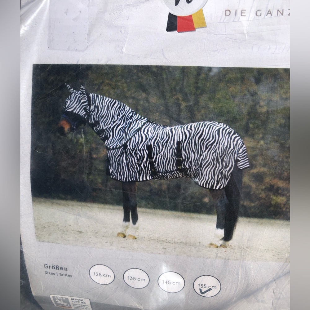 Fly sheet zebra print new in bag